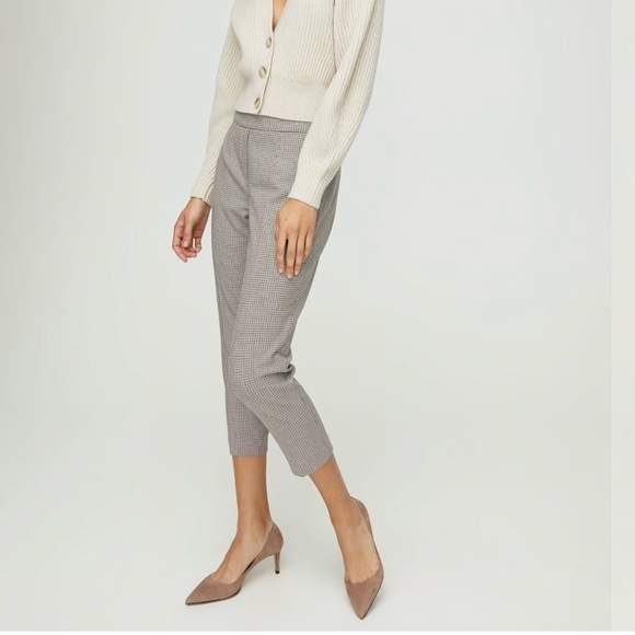 Aritzia Babaton Conan Pant Plaid Size 4 - Picture 1 of 9
